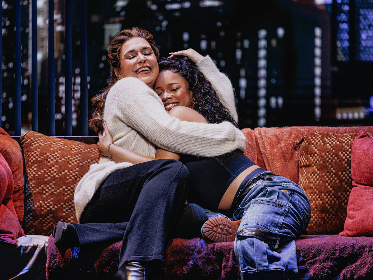 Jersey and Ali hug